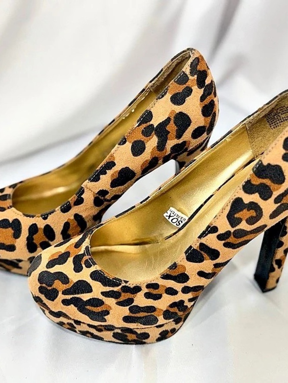 Mossimo Leopard Print Platform Heels